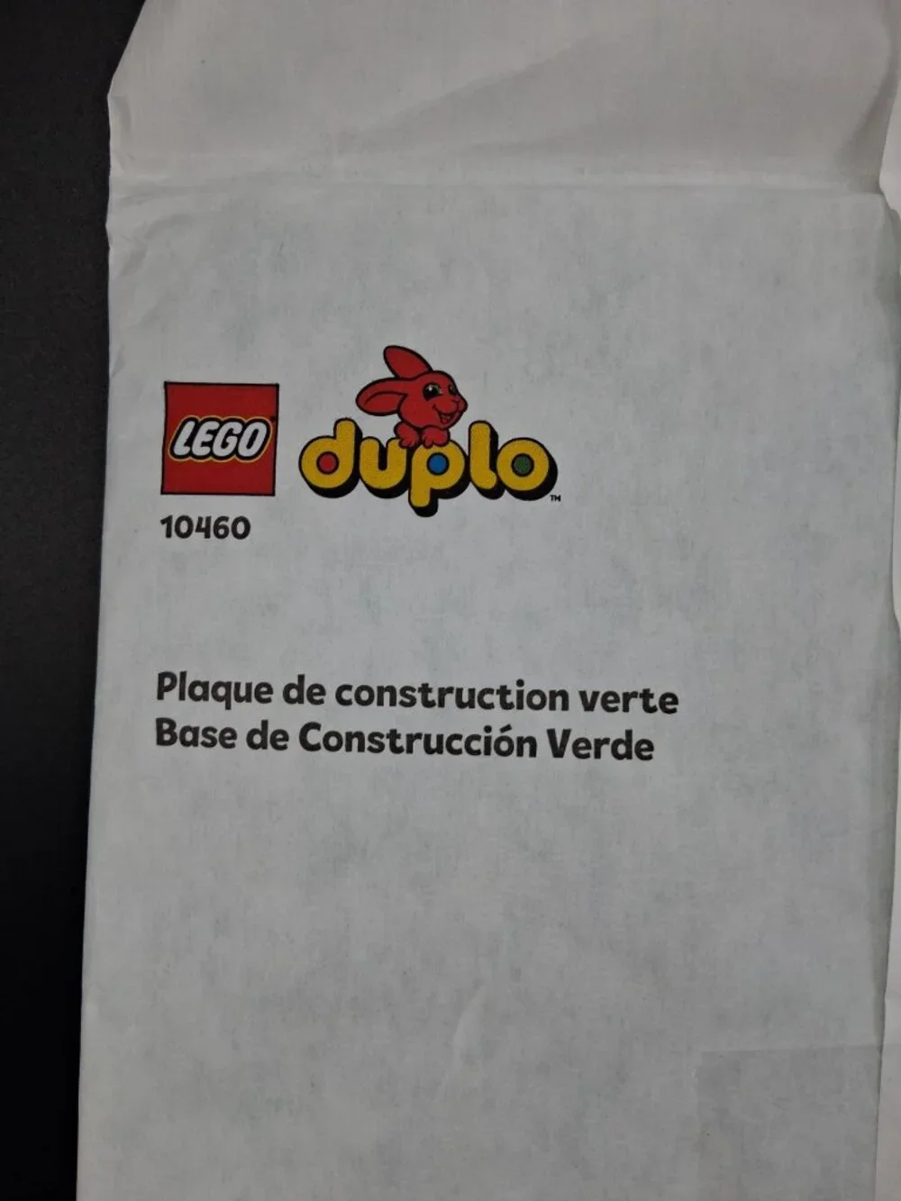 Lego Duplo 10460 Green Building Plate For Ages 1 1/2+ - Picture 4 of 6